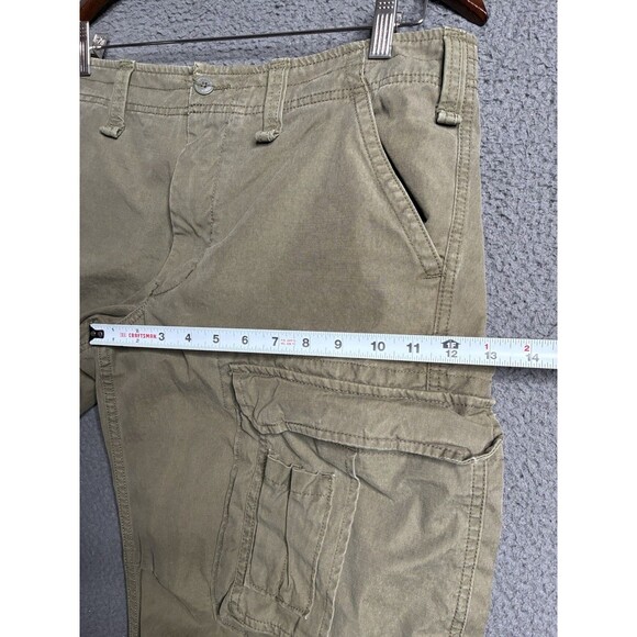 VTG Eddie Bauer Cargo Pants Military Baggy 90s Y2K USA 36x34 Preppy Old Money - Picture 13 of 16